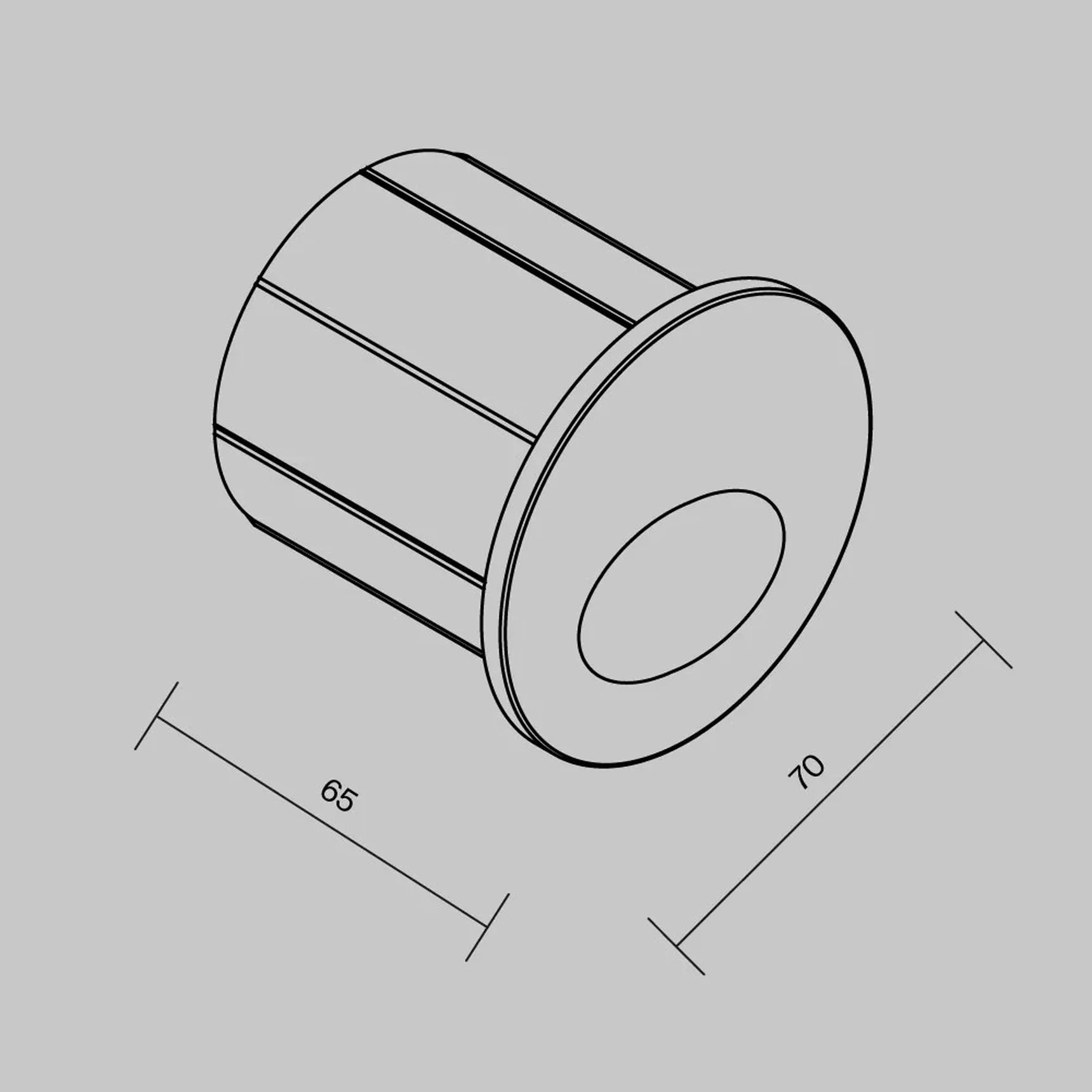 Подсветка для лестниц Bil 3000К 3Вт IP 54, O015SL-L3B3K