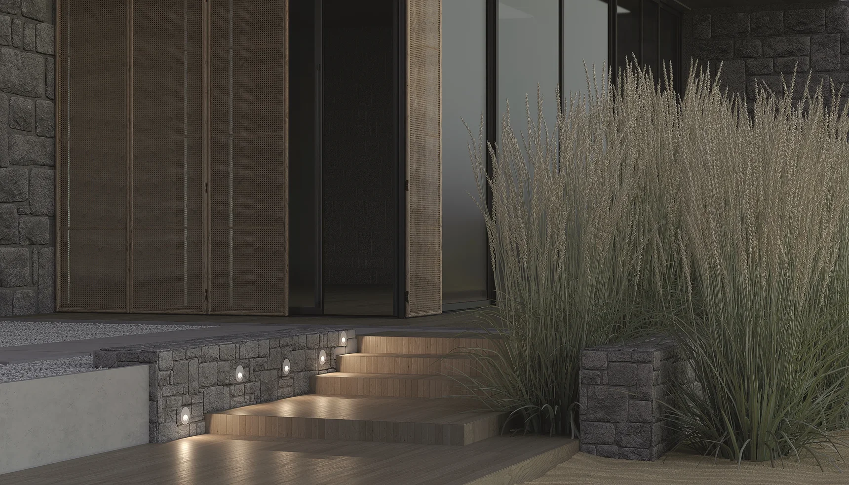 Подсветка для лестниц Bil 3000К 3Вт IP 54, O015SL-L3W3K