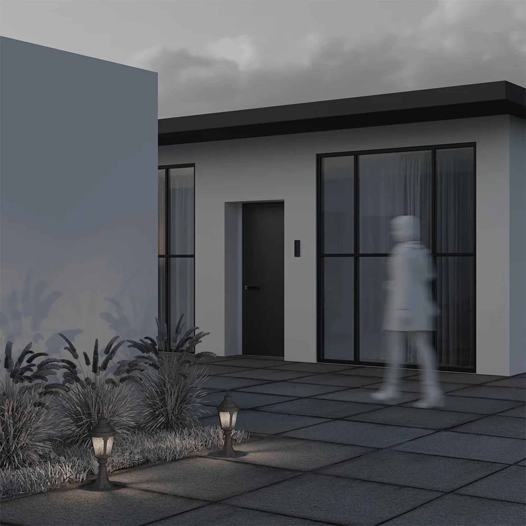 Ландшафтный светильник Goiri E27х1 60Вт IP44, O029FL-01BZ