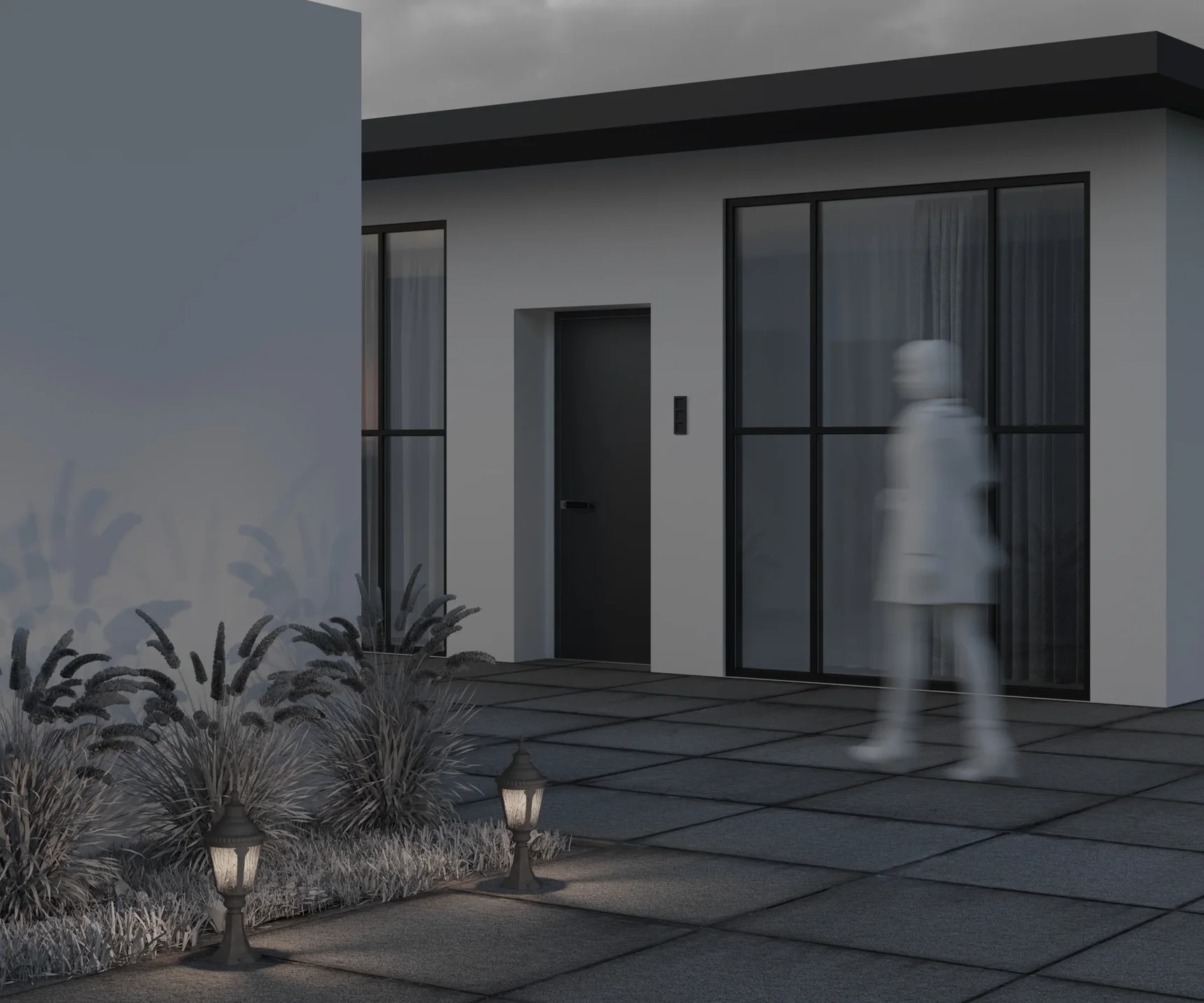 Ландшафтный светильник Goiri E27х1 60Вт IP44, O029FL-01BZ