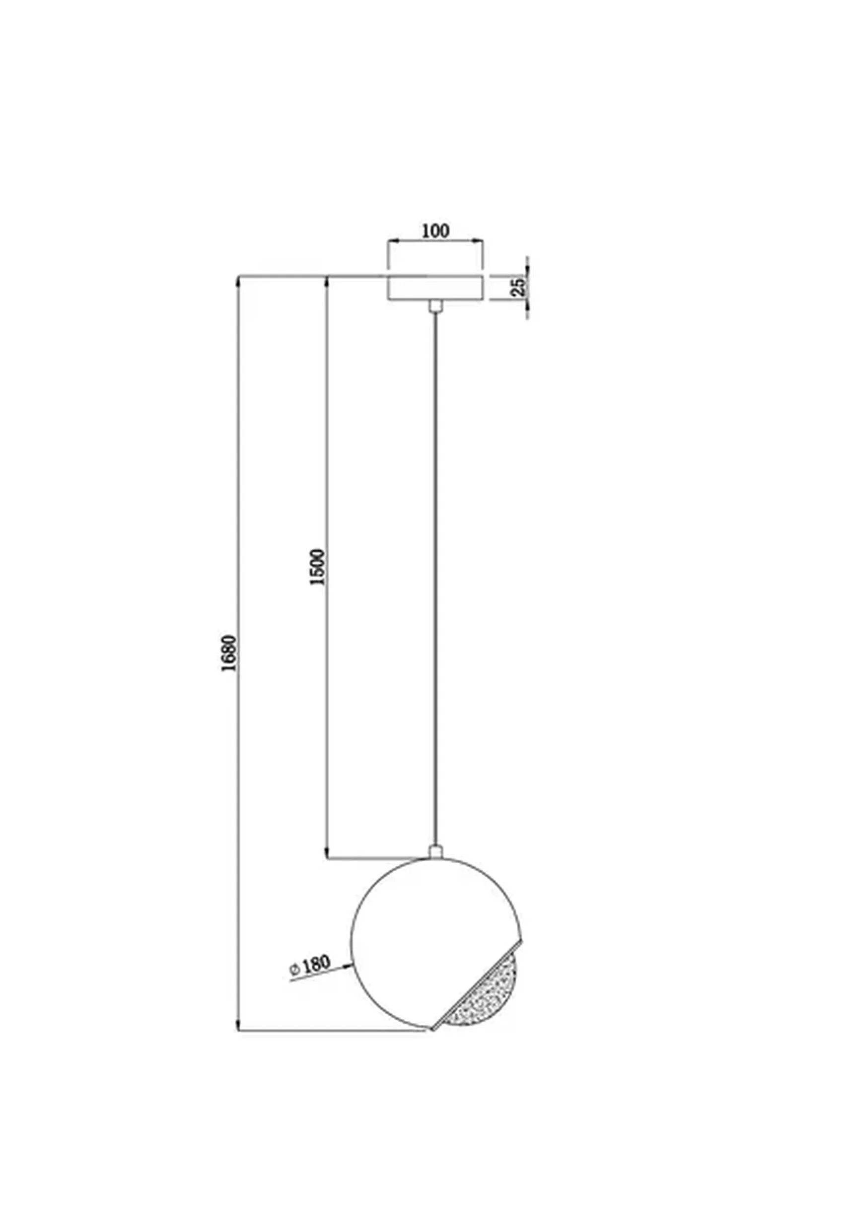Подвесной светильник Akis 3000К 7Вт, P065PL-L7RG3K
