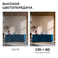 O18-156 Светильник светодиодный накладной, 72Вт, 230В/50Гц, 5760лм, 4000К, IP20, 460х55мм, круг, чёрный,монтажная платформа в комплекте