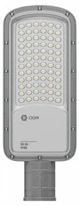 O29-01 Светильник светодиодный, уличный, консольный 50Вт, 180-265/50Гц, 5000лм, 5000К, IP66, КСС Ш, D60мм, серый
