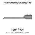 O29-02 Светильник светодиодный, уличный, консольный 100Вт, 180-265/50Гц, 10000лм, 5000К, IP66, КСС Ш, D60мм, серый