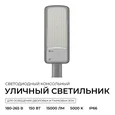 O29-03 Светильник светодиодный, уличный, консольный 150Вт, 180-265/50Гц, 15000лм, 5000К, IP66, КСС Ш, D60мм, серый
