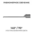 O29-04 Светильник светодиодный, уличный, консольный 200Вт, 180-265/50Гц, 20000лм, 5000К, IP66, КСС Ш, D60мм, серый