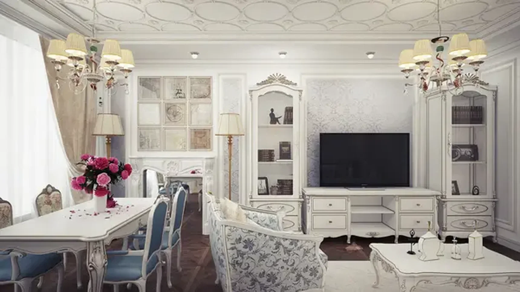 Люстра Elina E14x6, ARM222-06-G