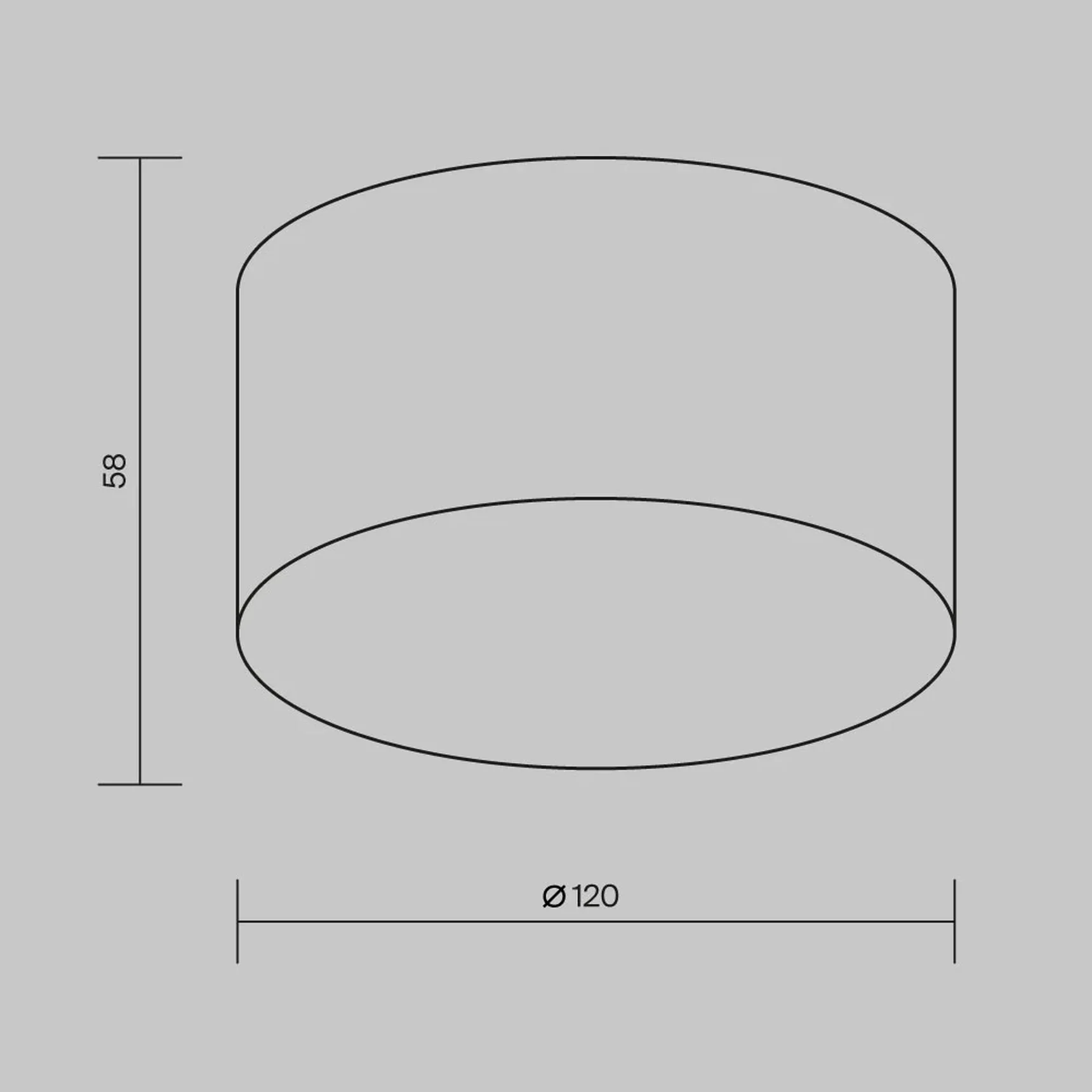 Потолочный светильник Zon IP 3000K 15Вт IP 65, O430CL-L15B3K