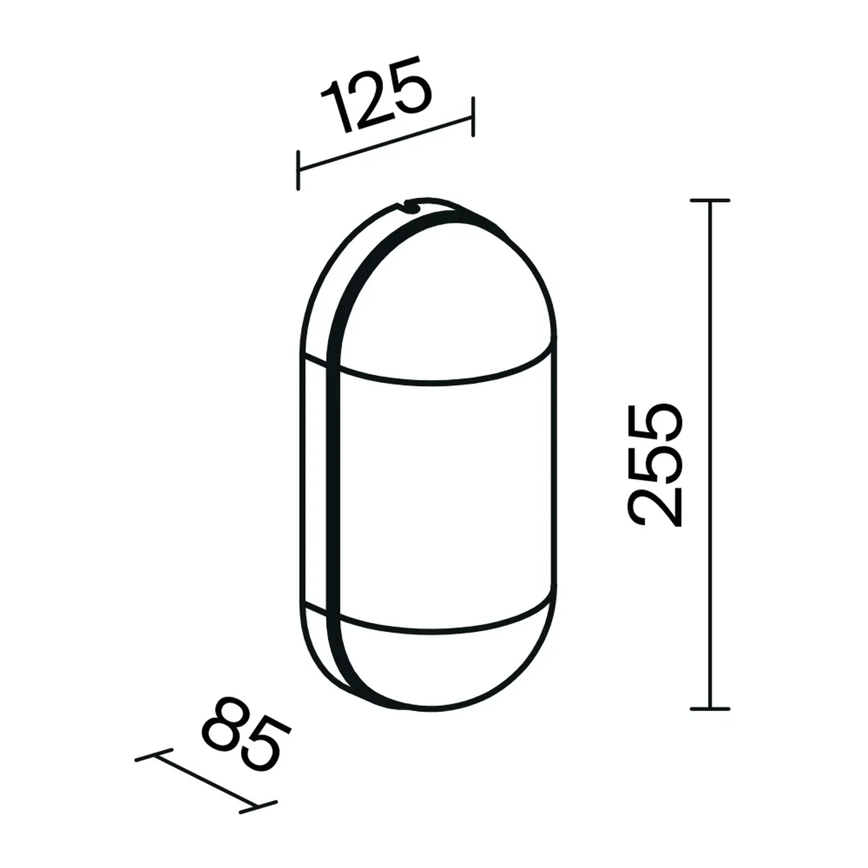 Настенный светильник (бра) Candle E27x1 15Вт IP65, O449WL-01GF