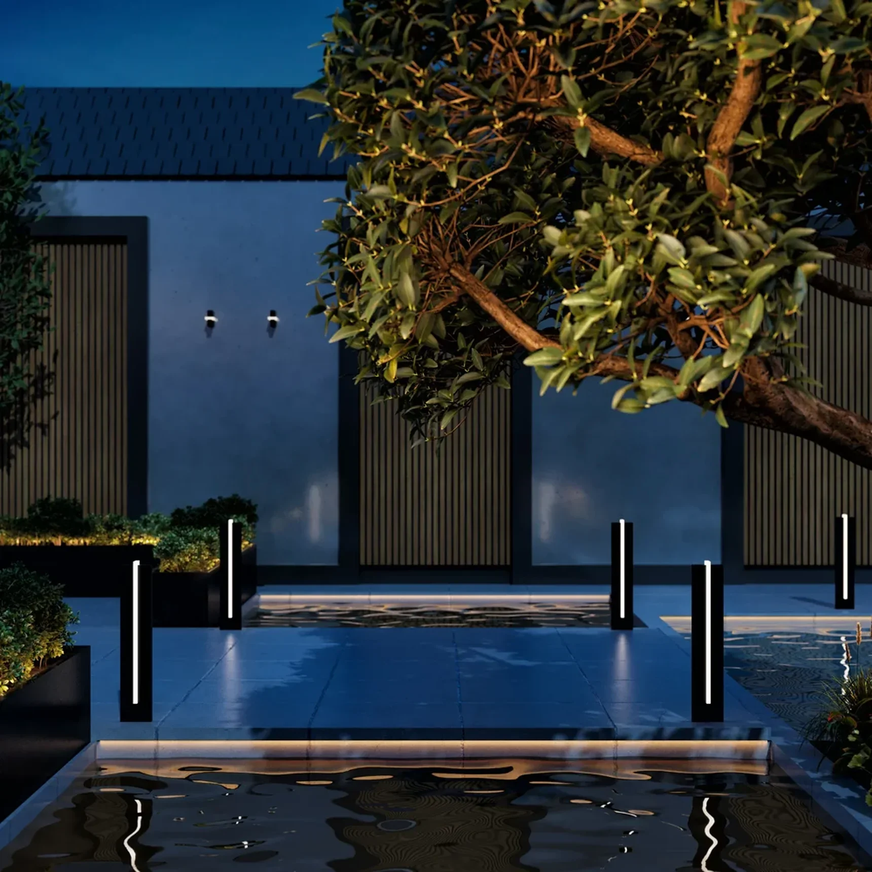 Ландшафтный светильник Line 3000К 15Вт IP65, O484FL-L15GF3K