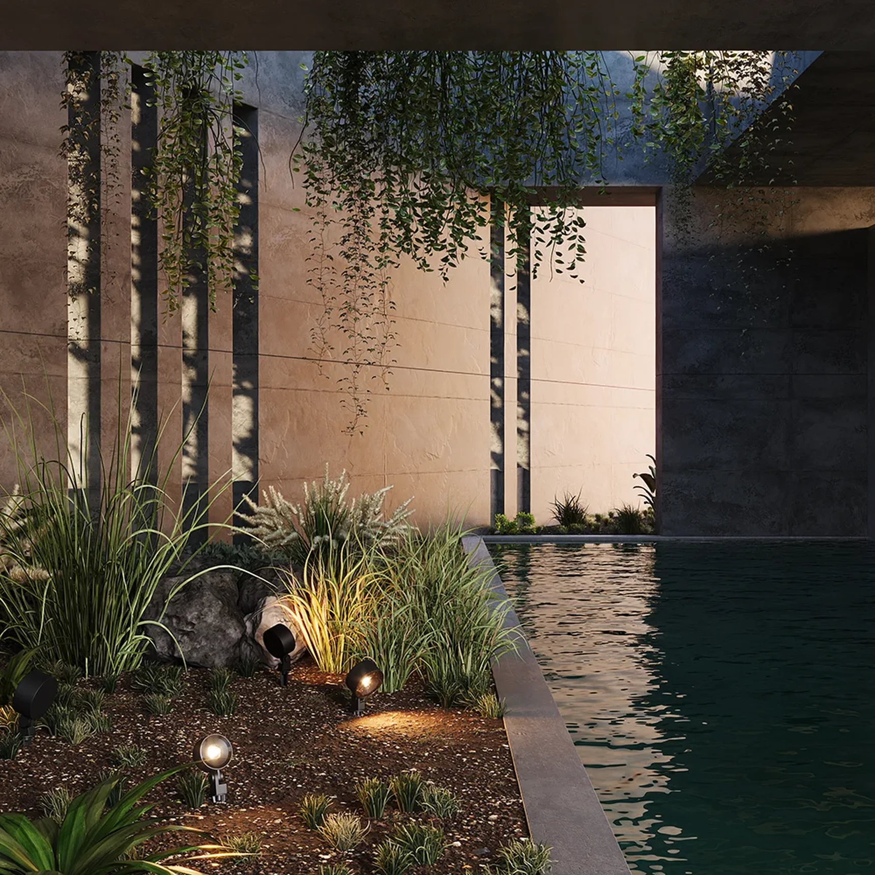 Ландшафтный светильник Core 3000К 10Вт IP65, O495FL-L10B3K