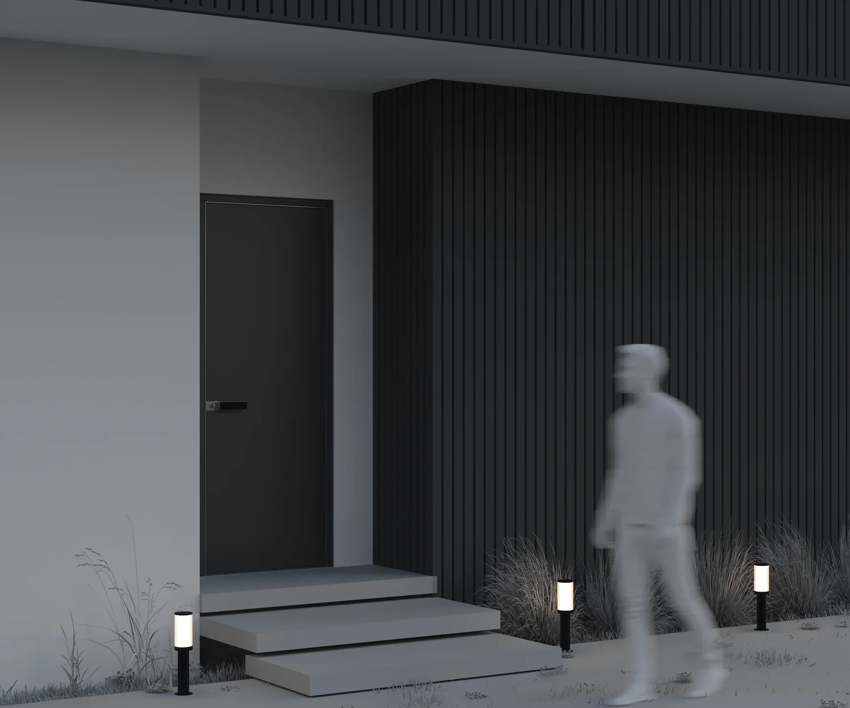 Ландшафтный светильник Rib E27x1 23Вт IP65, O502FL-01B