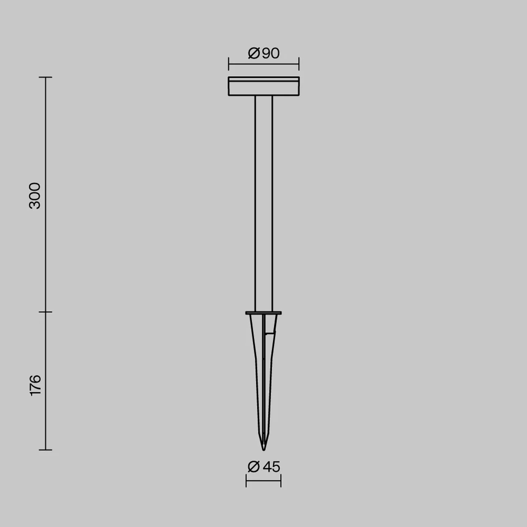 Ландшафтный светильник Stake 3000K 4Вт IP65, O503FL-L4B3K