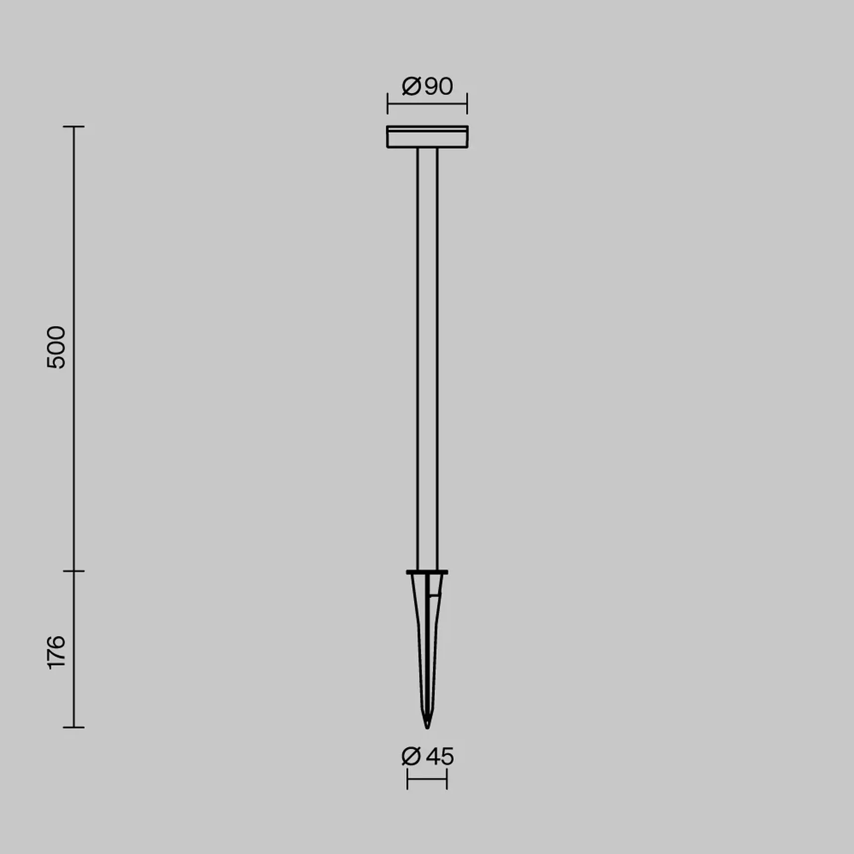 Ландшафтный светильник Stake 3000K 4Вт IP65, O503FL-L4B3K1