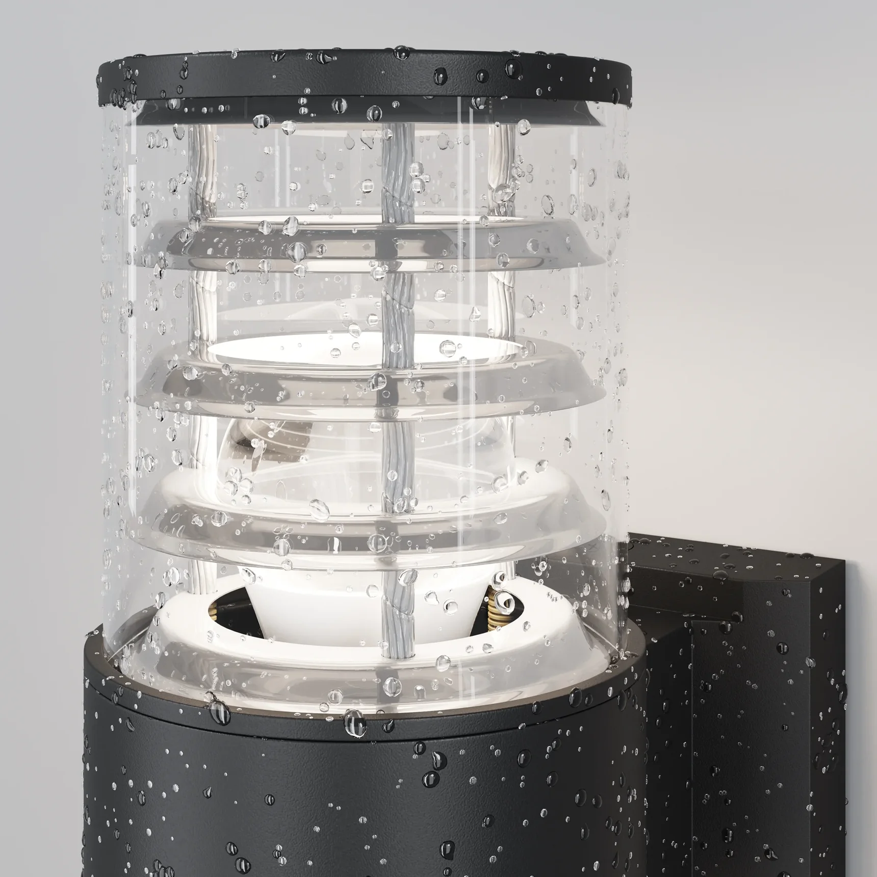 Настенный светильник (бра) Bronx E27х1 60Вт IP 54, O576WL-01B