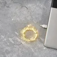 Гирлянда Роса 10 м, 100 LED, USB, теплое белое свечение NEON-NIGHT