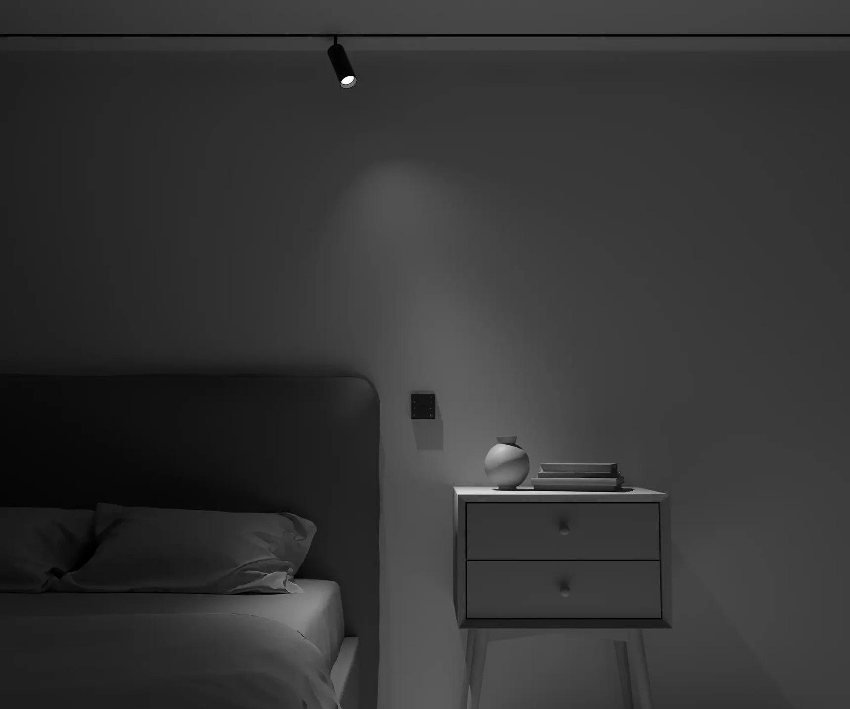 Беспроводная панель управления освещением, DRC034-8-B