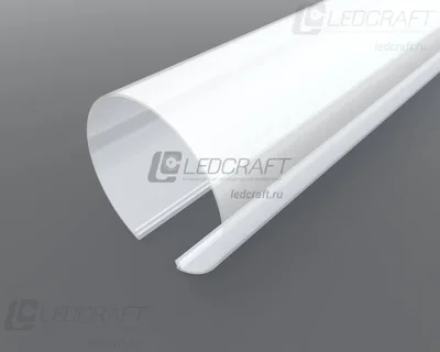 Рассеиватель трубчатый матовый поликарбонат LC-LRM-M90-2