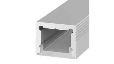 Накладной алюминиевый профиль Design LED LS1613, 2500 мм, анодированный, LS.1613-R