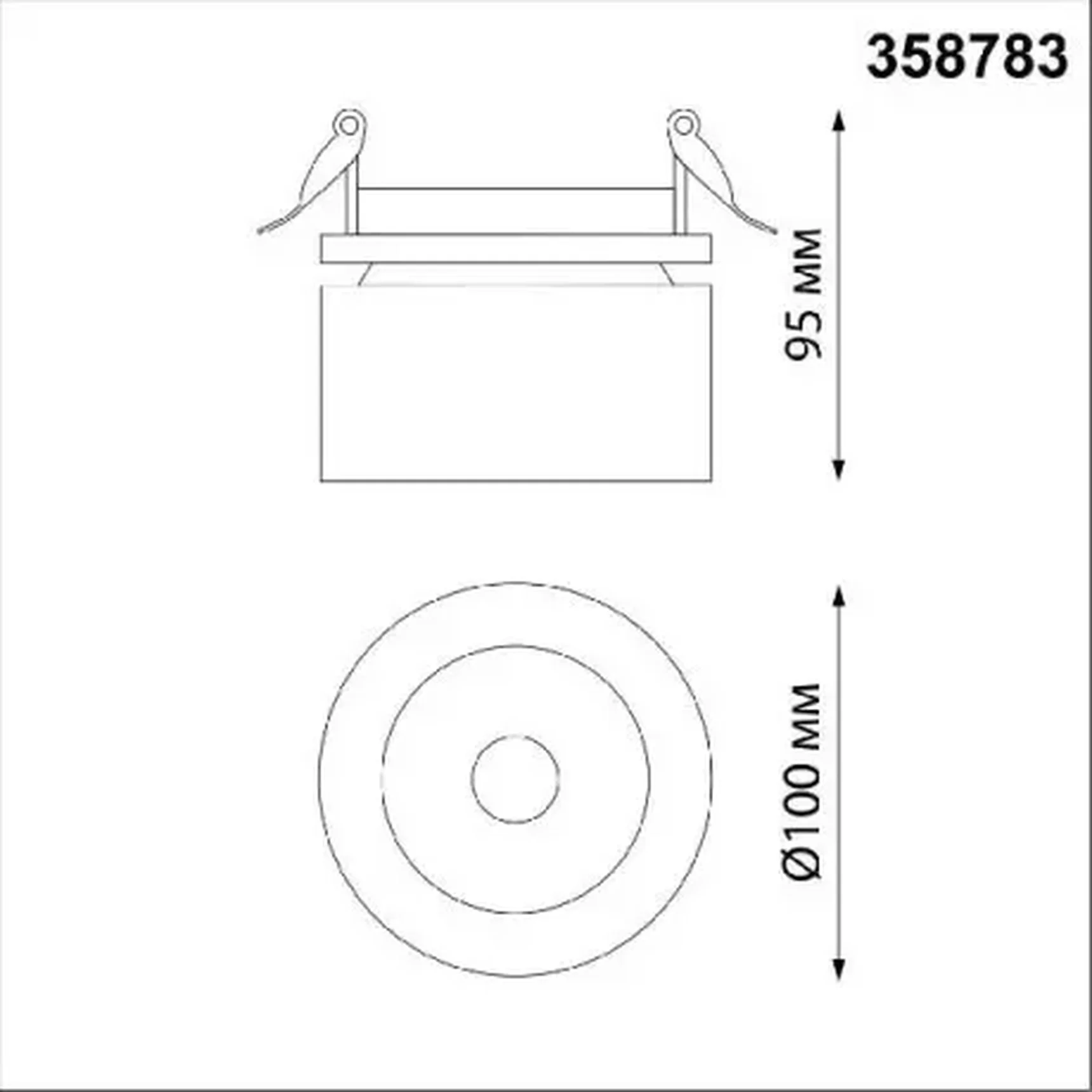 Точечный светильник Novotech Groda 358783