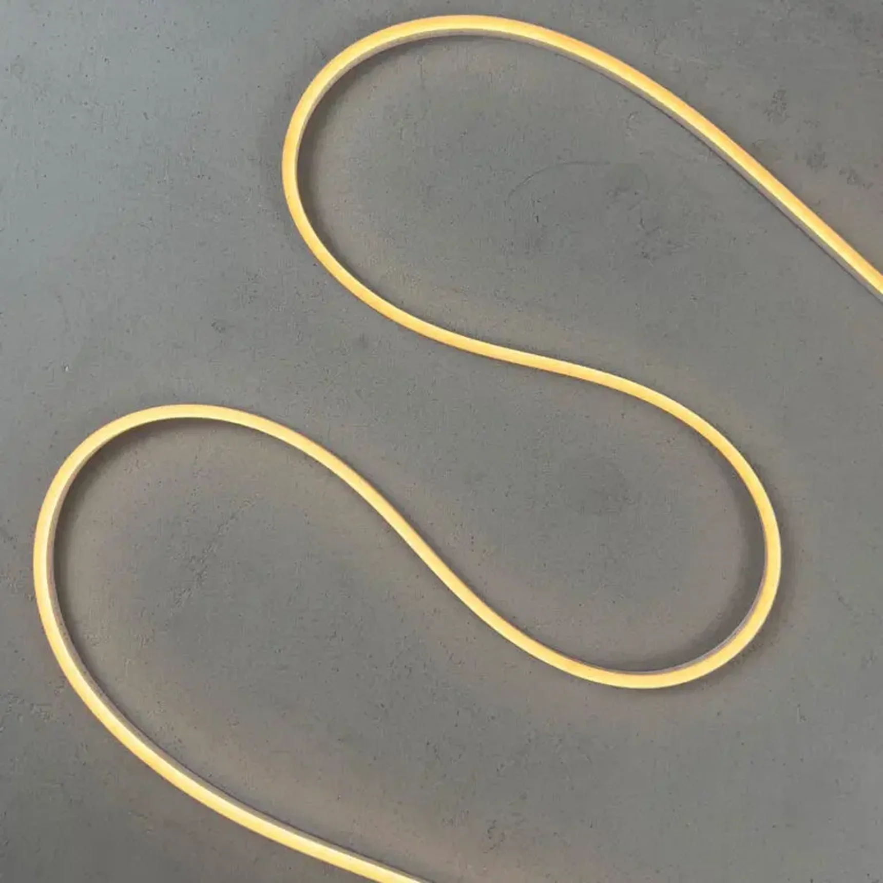 Односторонний Гибкий Неон 8х16мм Тепло-Белый 24В, IP65