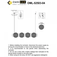 Люстра подвесная Omnilux OML-52503-04