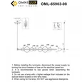 Люстра подвесная Abbazia OML-65903-08 Omnilux
