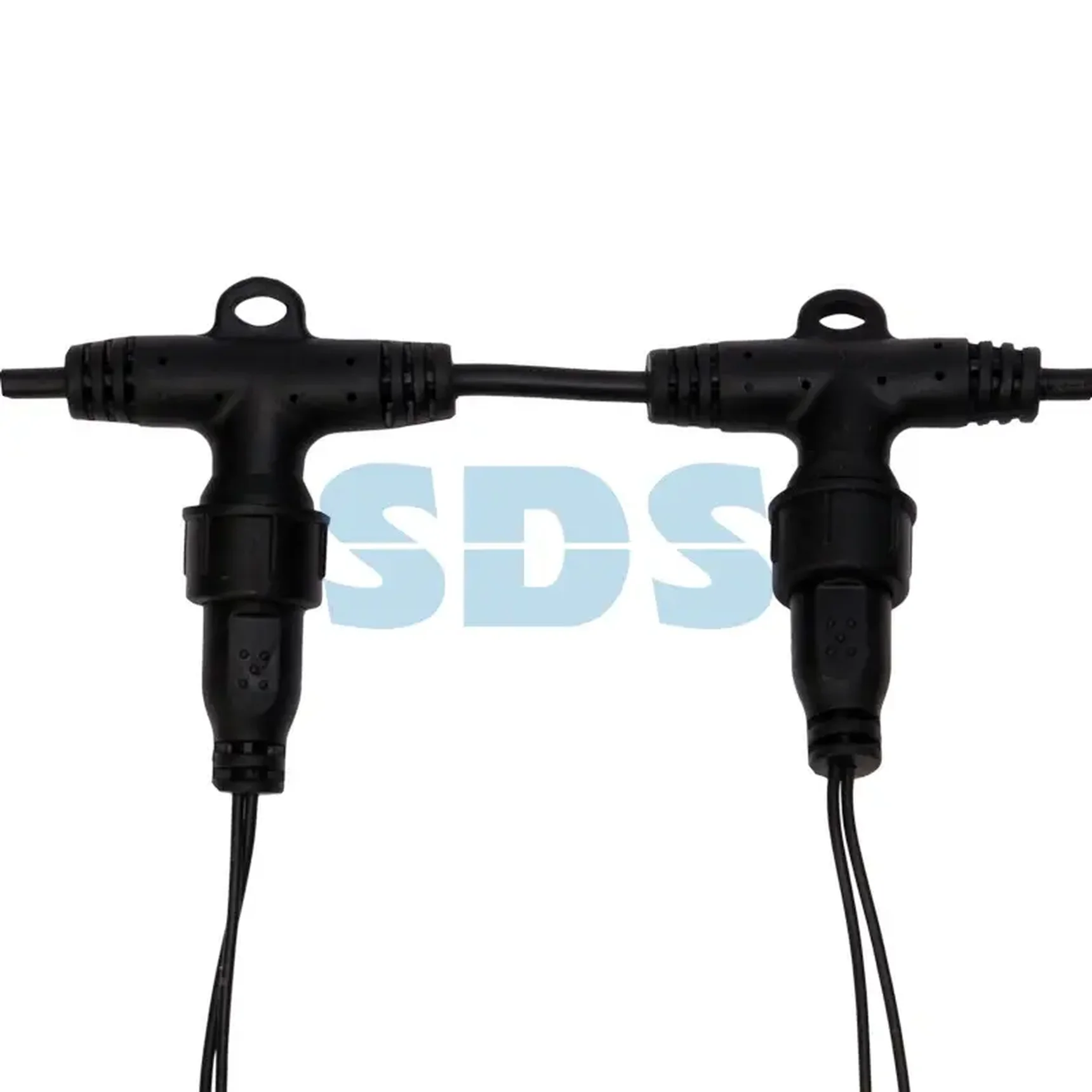 Гирлянда Светодиодный Дождь 2х3м, постоянное свечение, черный провод КАУЧУК, 230 В, диоды БЕЛЫЕ, 760 LED