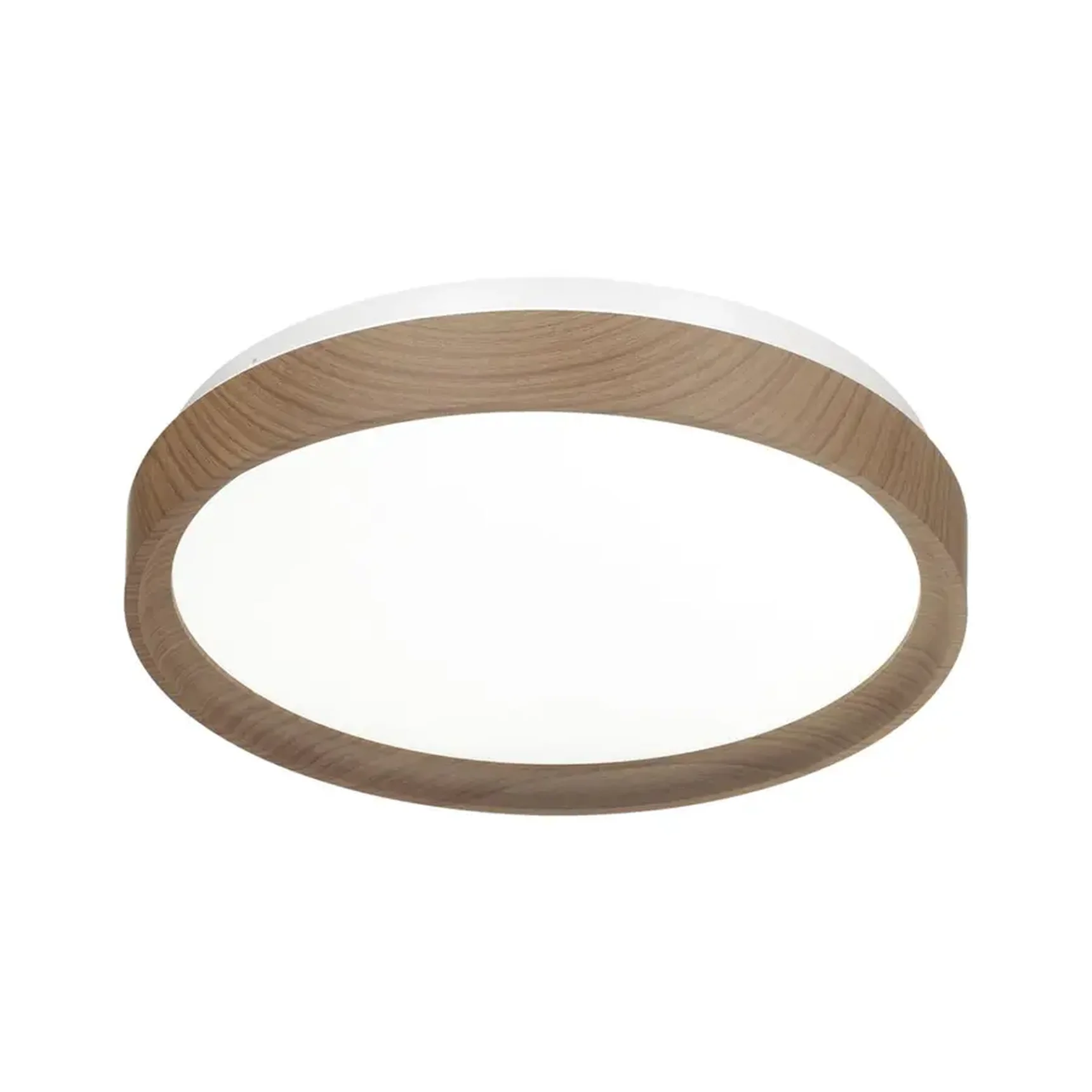 7603/CL PALE SN 122 Светильник пластик/белый/светл.коричневый под дер. LED 30Вт 4000К D330 IP43 WOODI