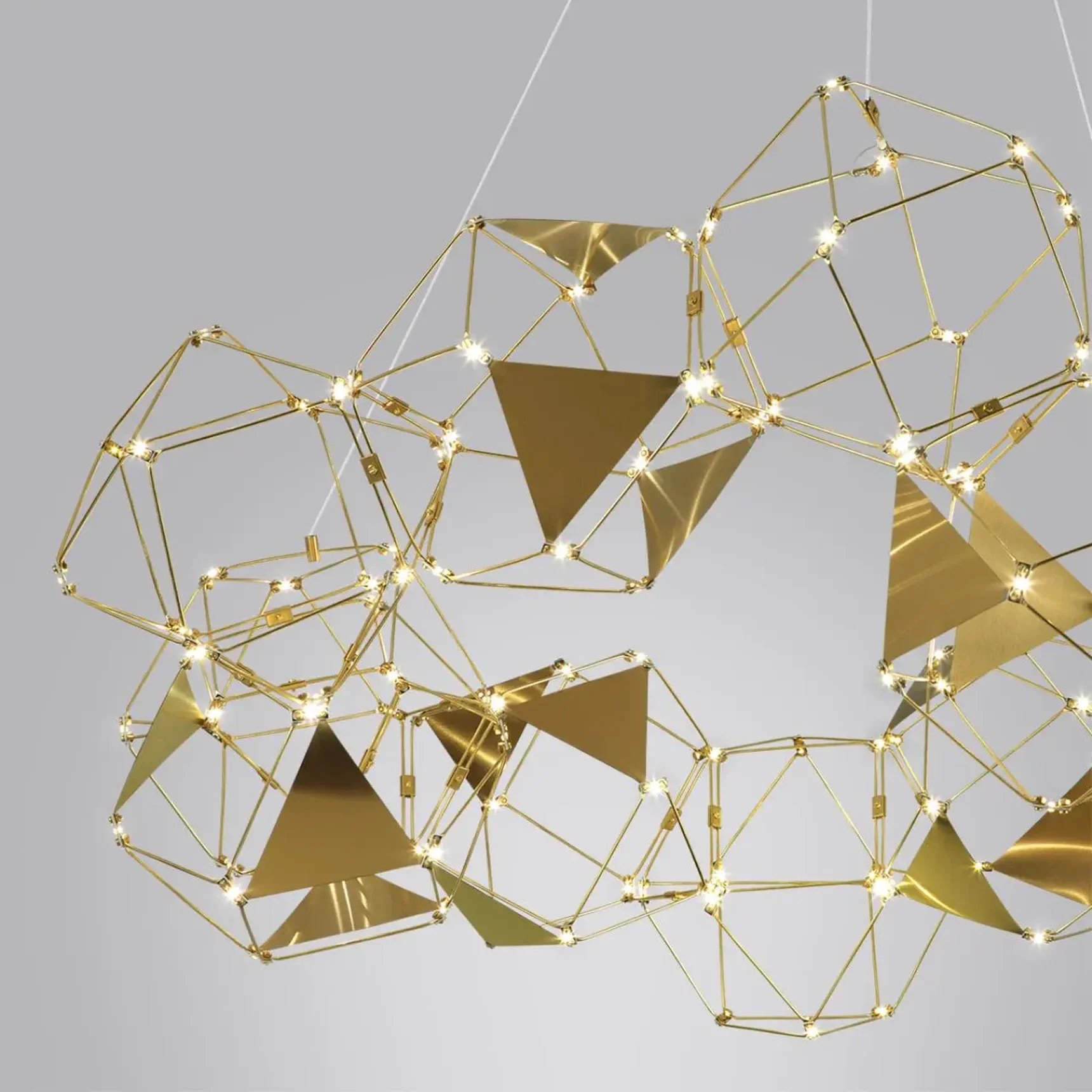 5086/56L L-VISION ODL25 503 античная бронза/металл Люстра LED 56W 4000K 3360Лм TRELLIS