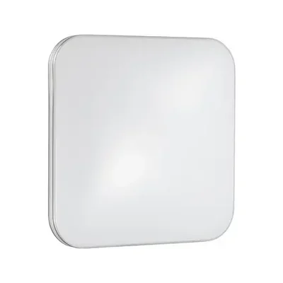 3020/DL TAN SN 164 Светильник пластик/хром LED 48Вт 3000-6500K 435х435 IP43 пульт ДУ/ LampSmart LONA