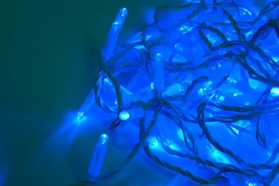 LED-PLR-192-20M-24V-B/W-W/O(Wire 2.3mm), синий/белый провод, соед. (без шнура) 24В(Новый коннектор)