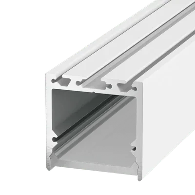 Подвесной/накладной алюминиевый профиль Design LED LS3535, 2500 мм, белый, LS.3535-W-R