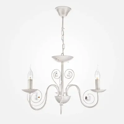 Подвесная люстра Eurosvet 60018/3 белый с золотом