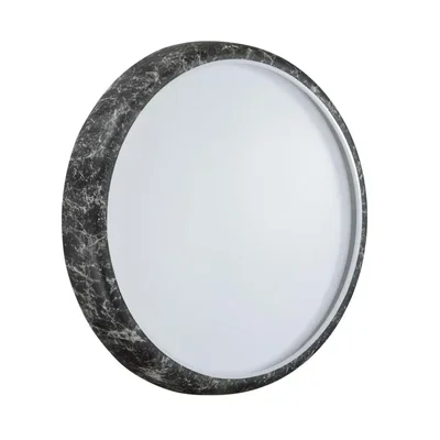 7639/DL COLOR SN 84 Светильник пластик/черн. мрамор LED 48Вт 4000K D410 IP43 MRAMO BLACK