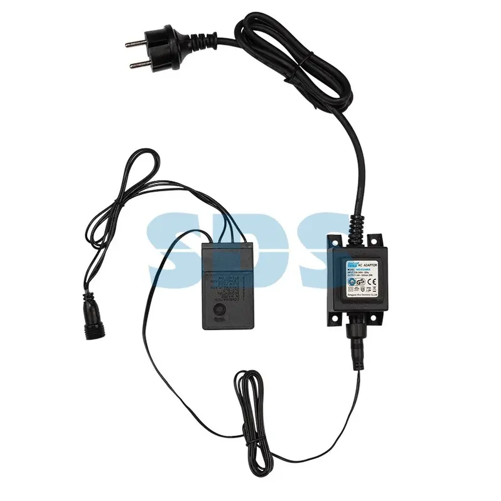 Гирлянда LED ClipLight 24V, 3 нити по 20 м, свечение с динамикой, цвет диодов Синий