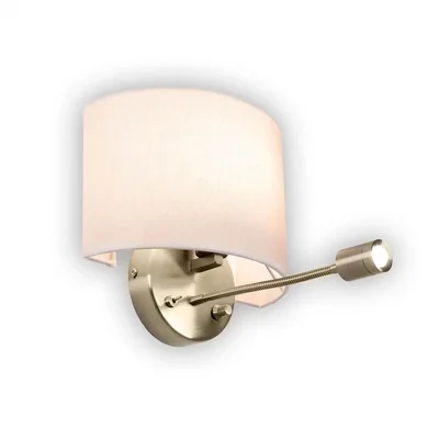 Citilux Декарт CL704306 Бра с бежевым абажуром и диммером