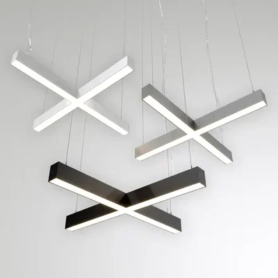 Крестообразный контурный светильник Triangular corner, RVE130110