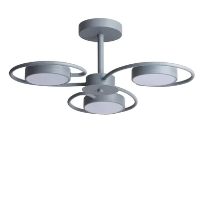 5658/36CL LEDIO LN23 065 серый Люстра потолочная LED 36W 3000-6000K 1840Лм 220V EVIN