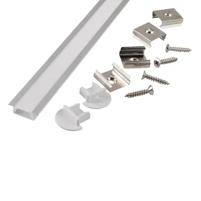 Профиль GAL-GLS-2000-7-22 (2м профиль+2м рассеиватель+2 заглушки+4 скобы с шурупами)