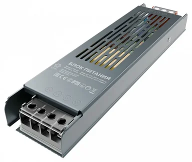 PS3-60 Блок питания 24В, 150Вт, 175-240В, 6,3А, IP20, алюм, 205х50х24мм