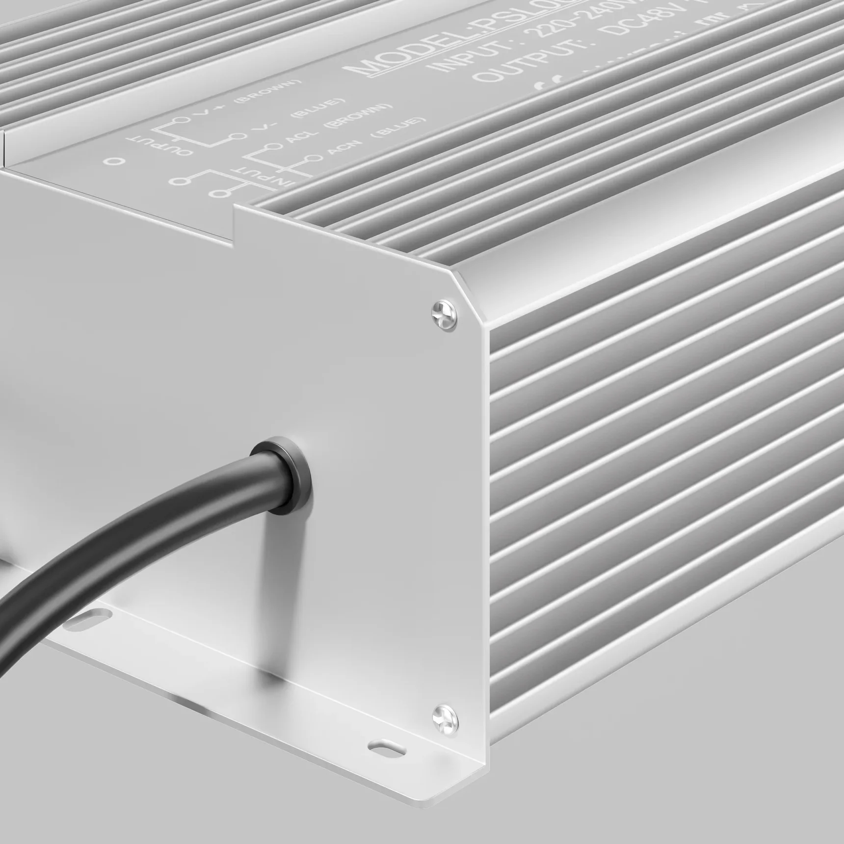 Блок питания 48В 480Вт IP67 PSL008, PSL008-480W-48V-IP67