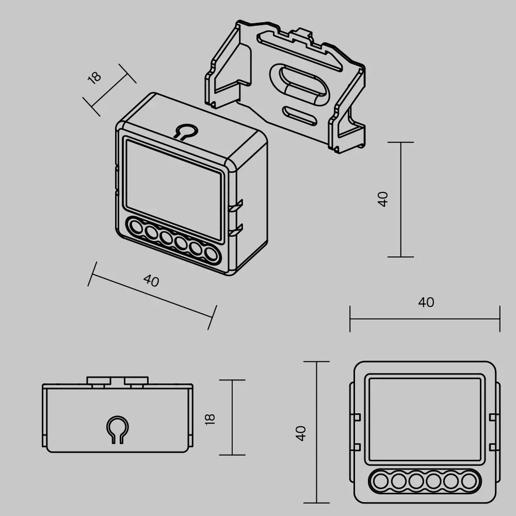 Wi-Fi выключатель двухканальный (без нуля), MSN002