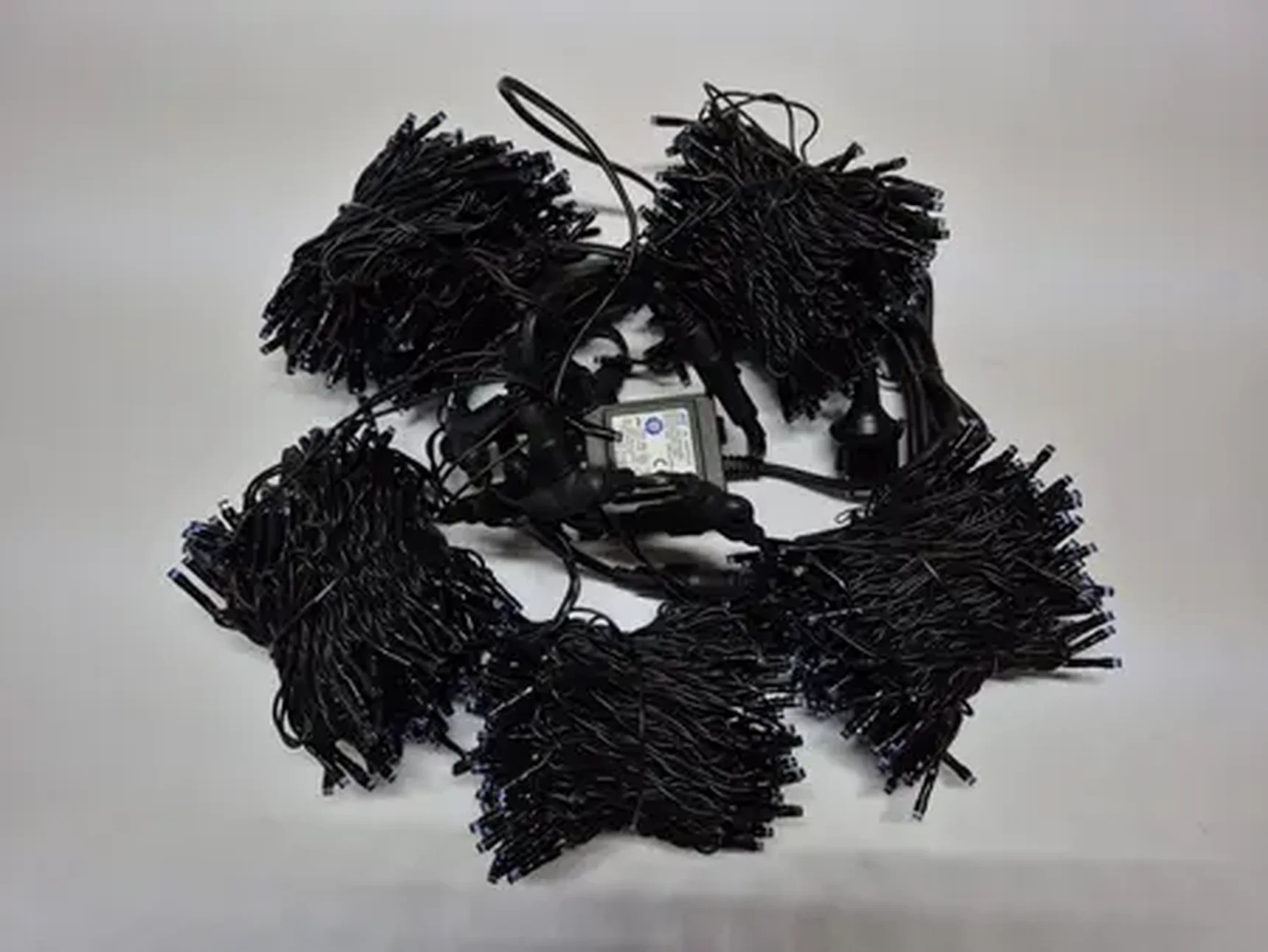 LED-PLS-200*5-20M*5-24V-B/BL-F(B) Flash LED гирлянда Спайдер 5*20м 24V, синие LED/черный провод