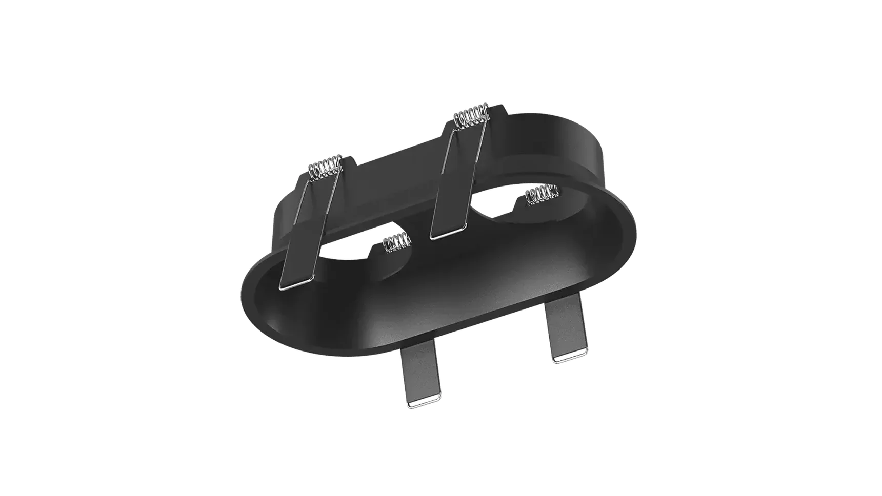 Корпус светильника потолочный встраиваемый наклонный, Черный, IP20, COMBO-50-BL