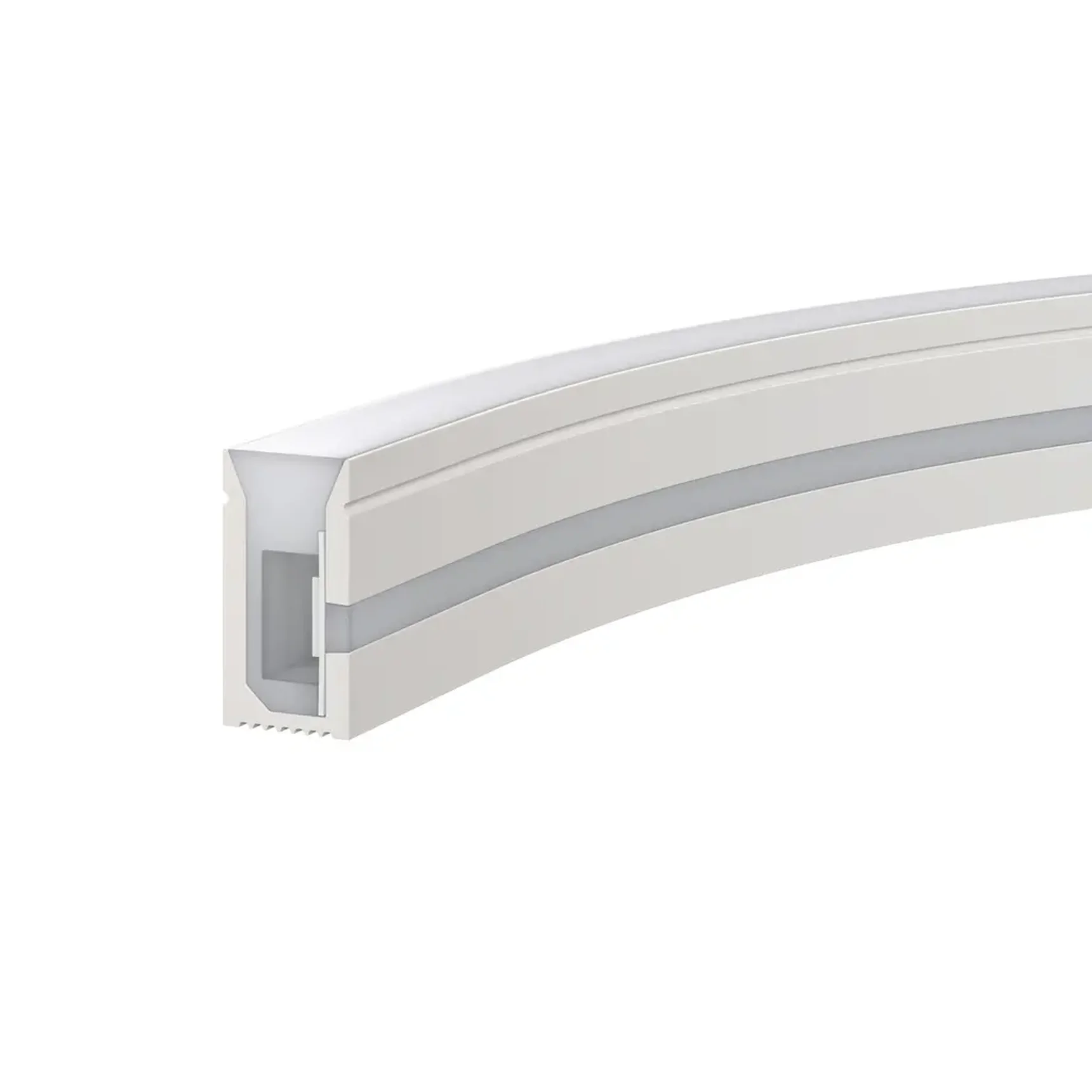 Гибкий неон 1206 24В 9,6Вт/м 3000K IP67 5м, 20066