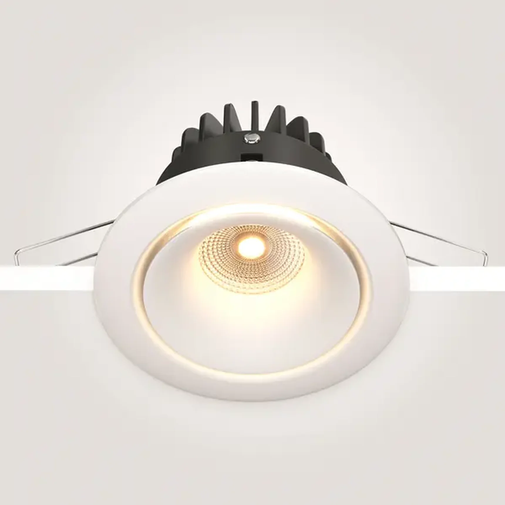 Встраиваемый светильник Yin 3000K 1x12Вт 60° Dim Triac, DL031-L12W3K-D-W