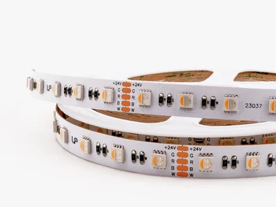 Светодиодная лента 5050 60/м (19,2Вт/м) 24В RGBWW 004143