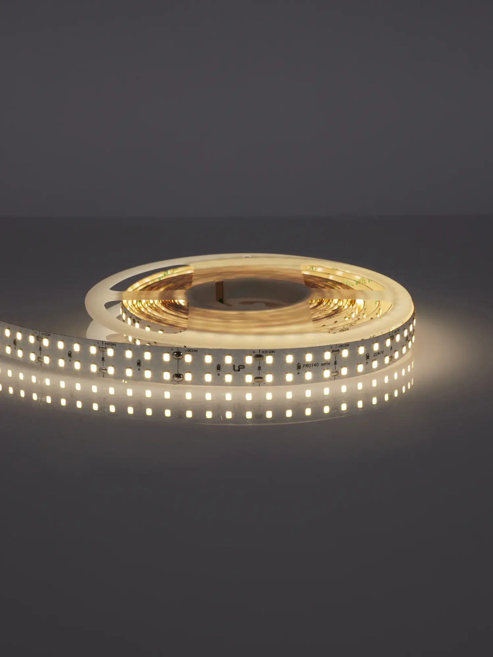 Светодиодная лента LEDS POWER двухрядная 16мм 2835 240/м (22Вт/м) 24В нейтральная, серия ПРО140 009797