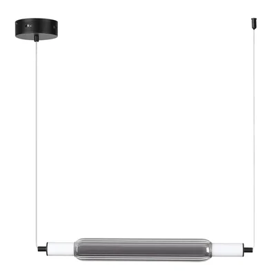 6556/15L LEDIO LN25 черный/дымчатый/металл/акрил, стекло Подвес LED 15W 4000К 220V TRENDY